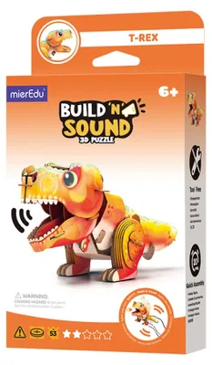 Obrázok produktu pre 3D puzzle Tyrannosaurus Rex so zvukom
