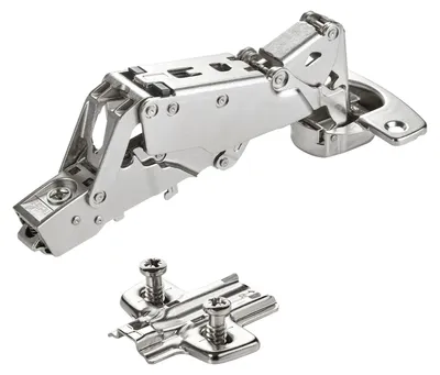Produktbild von Hettich Topfband Sensys 8657i T52 Eckanschlag 165° – Null-Einsprung, Montageplatte D0 + DBS