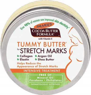 Zdjęcie produktu dla Palmer's Cocoa Butter Formula Tummy Butter for Stretch Marks Masło do pielęgnacji brzucha w czasie ciąży, 125 g