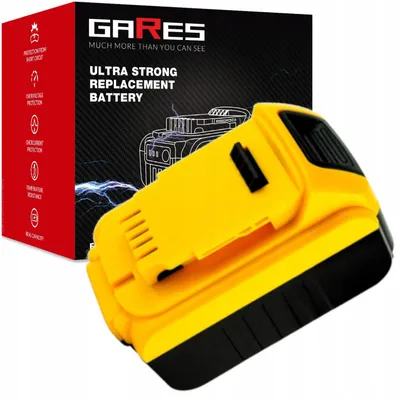 Obrázek produktu pro GARES Akumulátor Baterie pro Dewalt DCD790P2 DCB205-2 DCD771C2 | 18 V  | Zesílená série High-Performance | Vysoký výkon |