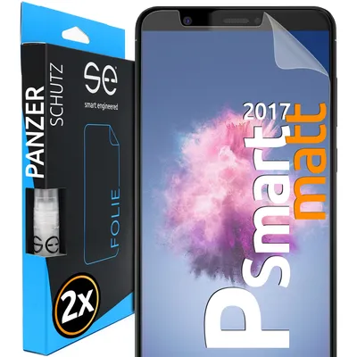 Produktbild von 2x se® 3D Schutzfolie (entspiegelt) Huawei P Smart