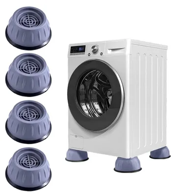 Waschmaschinenfüße, 4 Stück, Anti-Vibrationsfüße mit Saugnapf