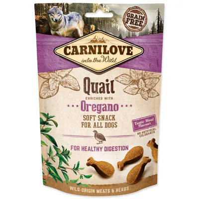 Image de Carnilove Soft Snack Caille / Origan