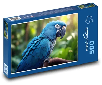 Zdjęcie produktu dla Puzzle 500 Papuga w dżungli - martinpuzzle