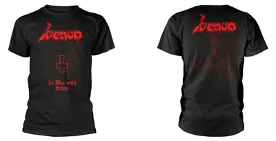 Produktbild von Venom T-Shirt Herren At War With Satan schwarz 3XL