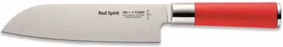 Obrázok produktu pre Dick Santoku Küchenmesser, Red Spirit Messer 18 cm, keilfärmiger Anschliff