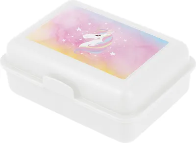 Produktbild von Baagl Box für Regenbogen -Einhorn -Snack