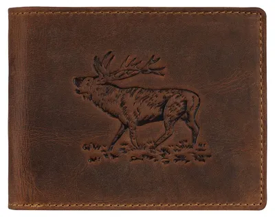 Produktbild von GREENBURRY Geldbörse Vintage Wallet Brown Stag dunkelbraun