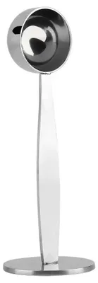 Kaffeelöffel Edelstahl, Dosier- & Stampflöffel, 14,5 cm, silber
