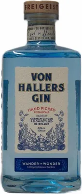 Produktbild von Von Hallers Gin Hand Picked Botanicals | 44,0 % vol | 0,5 l