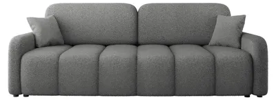 Produktbild von MIRJAN24 Schlafsofa Carlos, Wohnzimmer Sofa mit Bettkasten und Schlaffunktion (Farbe: Lambi 12)
