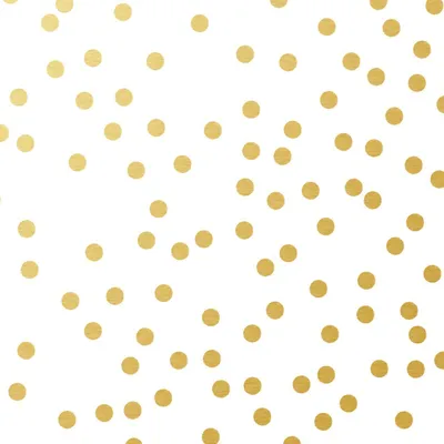 Produktbild von Braun & Company Servietten Motiv Avantgarde Golden Dots weiß 33 x 33 cm - 20er Pack
