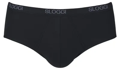 Produktbild von sloggi Herren Midislip Basic - BLACK - Größe 7