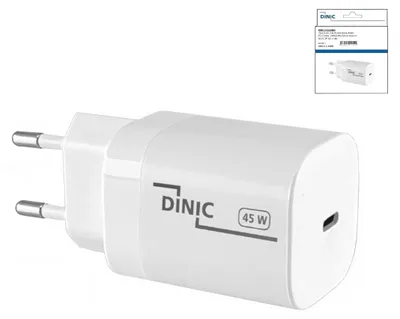 Produktbild von DINIC USB C Schnelllader / Netzteil 45W, Power Delivery 3.0, PPS-Technologie