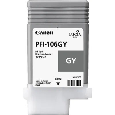 Produktbild von Canon PFI-106 GY, Grau, Tinte auf Pigmentbasis, 1 Stück(e)