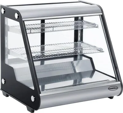 Produktbild von Combisteel Kühlvitrine 130 Liter - Umluft, LED-Beleuchtung, Tischgerät