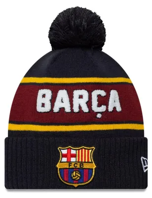 Productafbeelding van New Era wintermuts, beanie model, SPORT CUFF POM, FC Barcelona