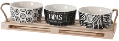 Produktbild von Excellent Houseware Servierset Tapas auf Palette 4-teilig