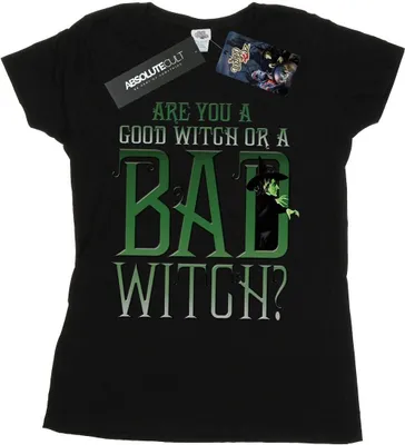 Obrázok produktu pre Čarodejník zo krajiny Oz - tričko "Good Witch Bad Witch" pre ženy BI45080 (S) (čierna)