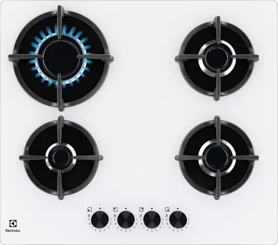Obrázok produktu pre Electrolux EGG64272W Vstavaná plynová varná doska, 4 horáky, biela