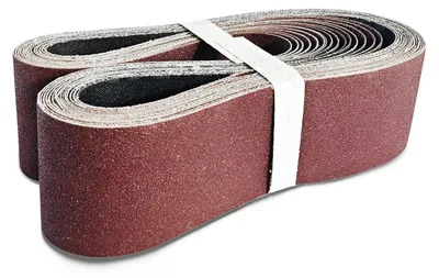 Zdjęcie produktu dla Taśma ścierna do szlifierki taśmowej - 100 x 915 mm - P80 P120 P150 P240 P320 - 20 szt. - Do drewna, metalu i tworzyw sztucznych