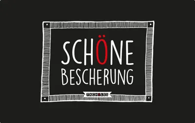 Produktbild von Tacheles Brettchen – Schöne Bescherung Humor Ironie Frühstücksbrettchen Resopal