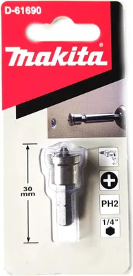 Produktbild von Makita Einsteckbit PH2 mit Begrenzer Rigips Gipskarton Trockenbau D-61690
