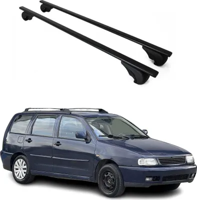 Obrázek produktu pro Příčné střešní nosiče pro VW Polo Variant 1996–2001, černé