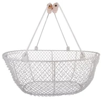 Produktbild von Esschert Design Drahtkörbe, 3-er Set, Silber, W2026