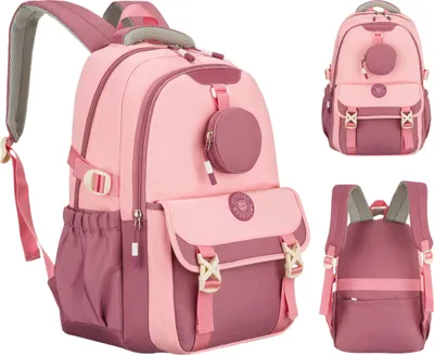 Produktbild von Kinderrucksack PTN8610 mit zwei Hauptfächern, 43 cm hoch, 30 cm breit, 20 cm tief