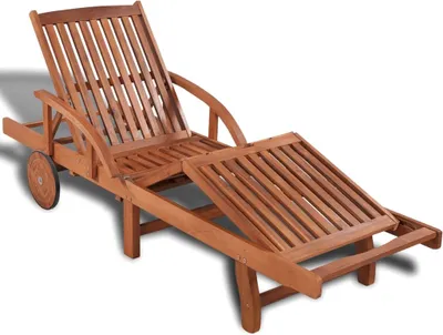 Zdjęcie produktu dla VidaXL 41446, Lounge, Obite siedzisko, Drewno akacjowe, 110 kg, 680 mm, 2000 mm