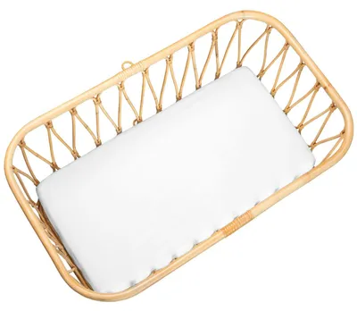 Image de Drap-housse Jeanne - 40 x 80 cm - Blanc | par SEVIRA KIDS