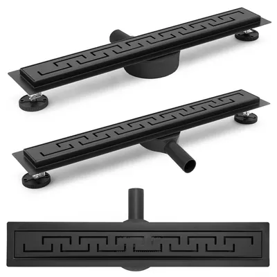 Obrázok produktu pre Rea Duschrinne Greek PRO Black matt 90