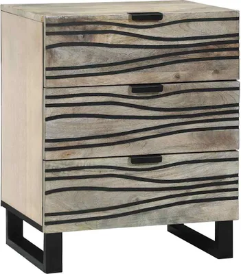 Produktbild von Nachttisch Weiß 50 x 33 x 62 cm Holzwerkstoff