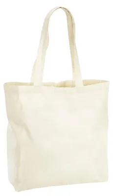 Immagine prodotto di Westford Mill - Borsa "Maxi", cotone riciclato FK1188 (taglia unica) (Naturale)