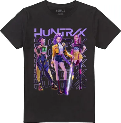 Immagine prodotto di K-Pop Cacciatori di demoni - Maglietta da uomo/donna Unisex TV20437 (XL) (Nero)
