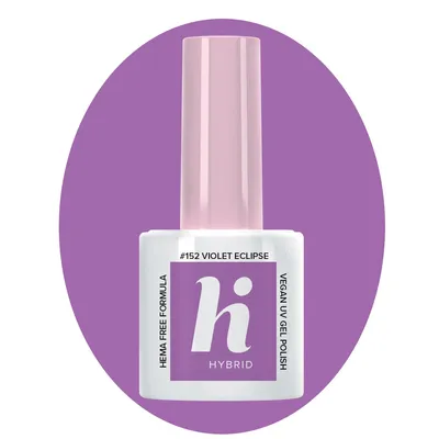 Zdjęcie produktu dla Lakier hybrydowy Hi Hybrid HEMA Free Palm Springs #152 Violet Eclipse 5ml