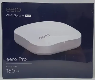 Produktbild von Amazon eero Pro Wi-Fi System WLAN-Mesh-Router/Extender, bis zu 160m², Weiß