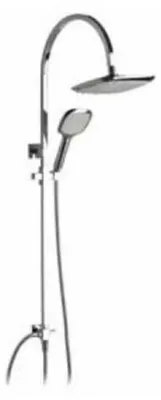Produktbild von Demm Duschsystem Set mit Handbrause und eckigem Brausekopf 25 x 15 x 12 x 145 x 15 x 12, 61452.C