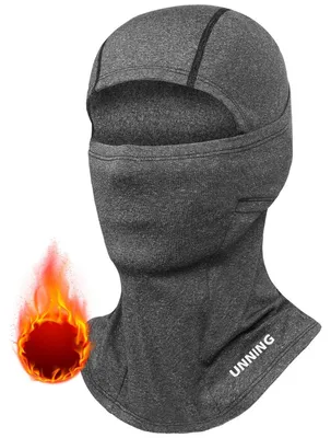 Productafbeelding van Skimasker, thermisch, balaclava, voor heren en dames, donkergrijs