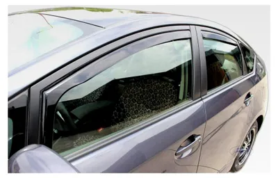 Produktbild von Windabweiser für Prius 3, 2010-2015, 5-Türer, Heko, getönt, 4-teilig, vorne, hinten, aerodynamisch