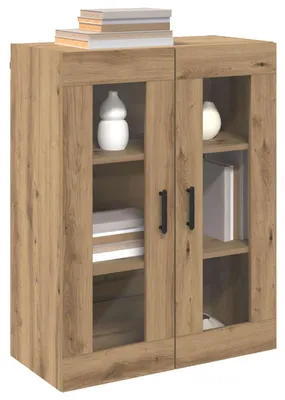 Image de vidaXL Sideboard Chêne Artisan 69,5 x 34 x 90 cm Matériau dérivé du bois
