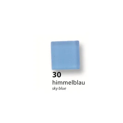 Produktbild von folia 58130 Mosaiksteine, 5 x 5 mm, Kunstharz, Frost, himmelblau (700 Stück)