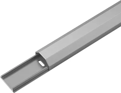 Produktbild von Halbrunder Aluminium-Kabelkanal 33 mm; Länge 1,1 m