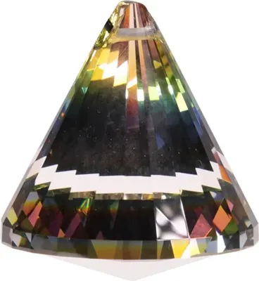 Immagine prodotto di Cono Di Cristallo Acchiappasole Multicolor Qualità Aaa --set Da 4 Pezzi - 4.2x5.3cm