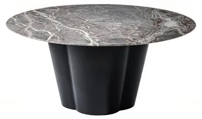 Zdjęcie produktu dla Elegancki stół z marmurowym blatem do jadalni z okrągłym stołem