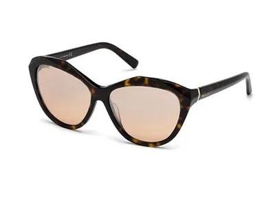 Produktbild von Swarovski SK0136 Damen-Sonnenbrille mit Vollrand, Kunststoff