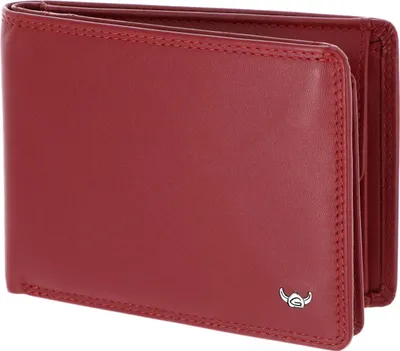 Immagine prodotto di Golden Head Pelle portafoglio Polo RFID Protect Scheintasche mit Geheimfach 1159 Rot rosso scuro