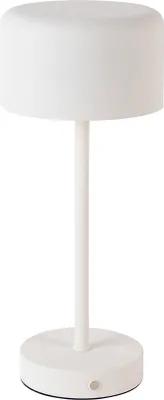 Obrázek produktu pro Trio Leuchten - Moderní stolní lampa bílá dobíjecí - Poppie touch function dimmer I Stmívatelná I Obývací pokoj I Ložnice - Ocelová kulatá - I (nevyměnitelná) LED