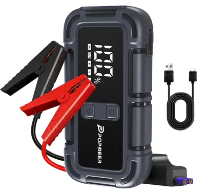 Produktbild von Starthilfe, 4000A Spitzenstrom, Dual-USB-Ladung, PD-J06